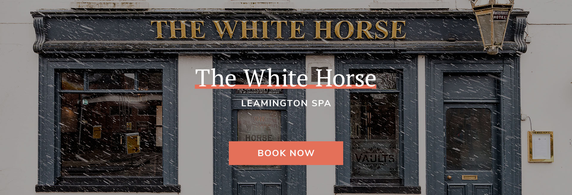 Enjoy a meal at your local pub at The White Horse in Leamington Spa